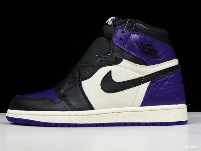 1st Kicks 1 Court Air Jordan Purple 555088-501 0708